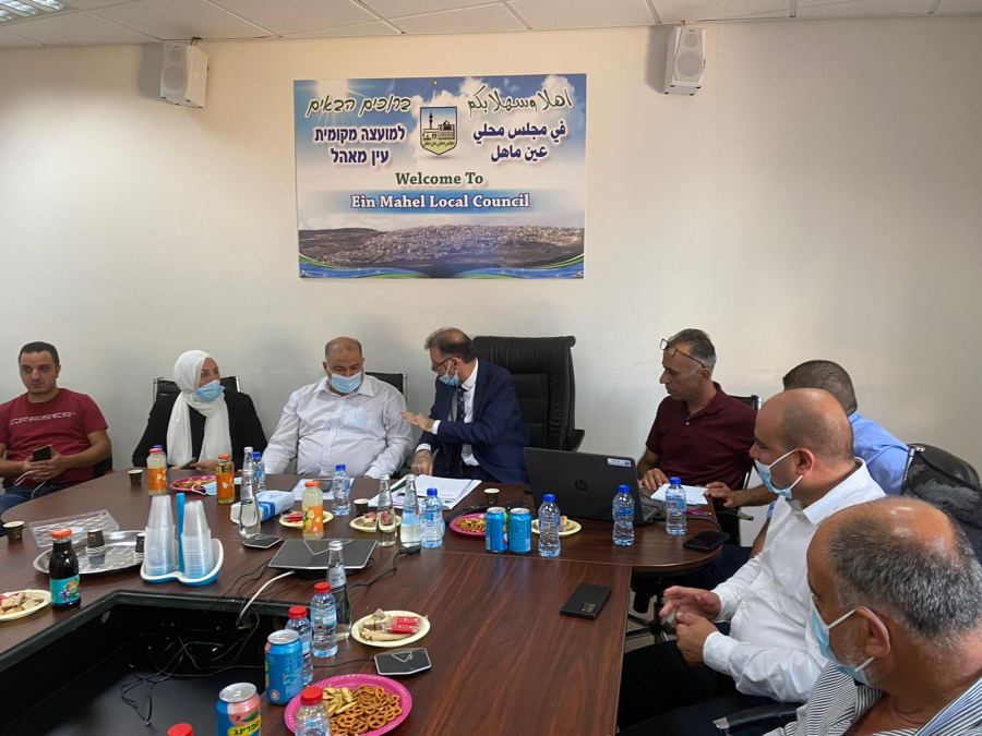 مجلس عين ماهل المحلي يستقبل وفد الموحدة لبحث احتياجات القرية